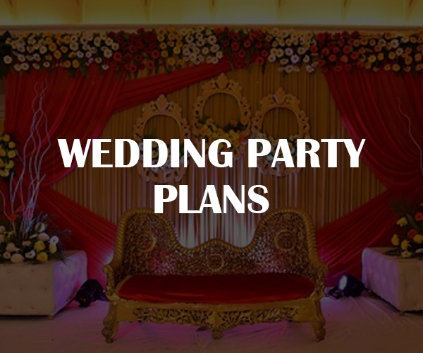 WEDDING PARTY PLANS 